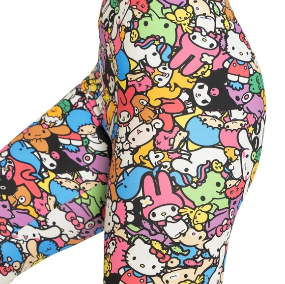 Blackmilk Sanrio All Stars HWMF Leggings Size M NWOT Hello Kitty & Gudetama - Picture 12 of 13